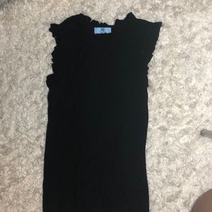 Cece ruffle sleeveless top